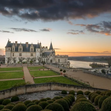 Chateau royal d'Amboise en hiver