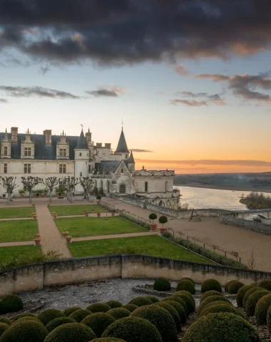 Chateau royal d'Amboise en hiver